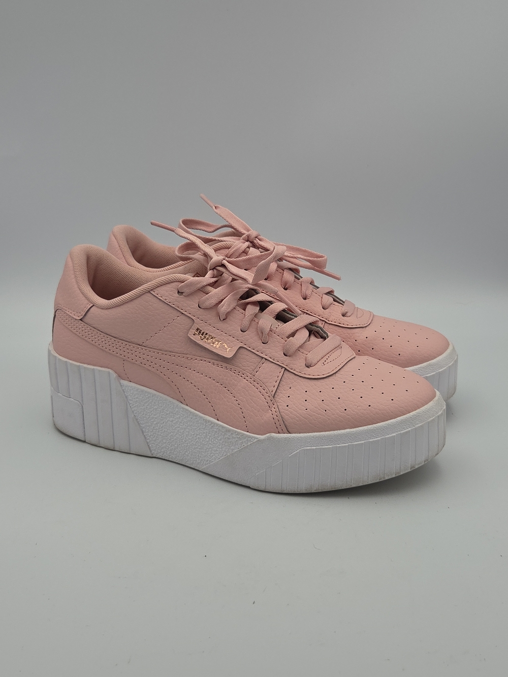 Puma Mayze Platform Sneakers Pink & White US 8.5